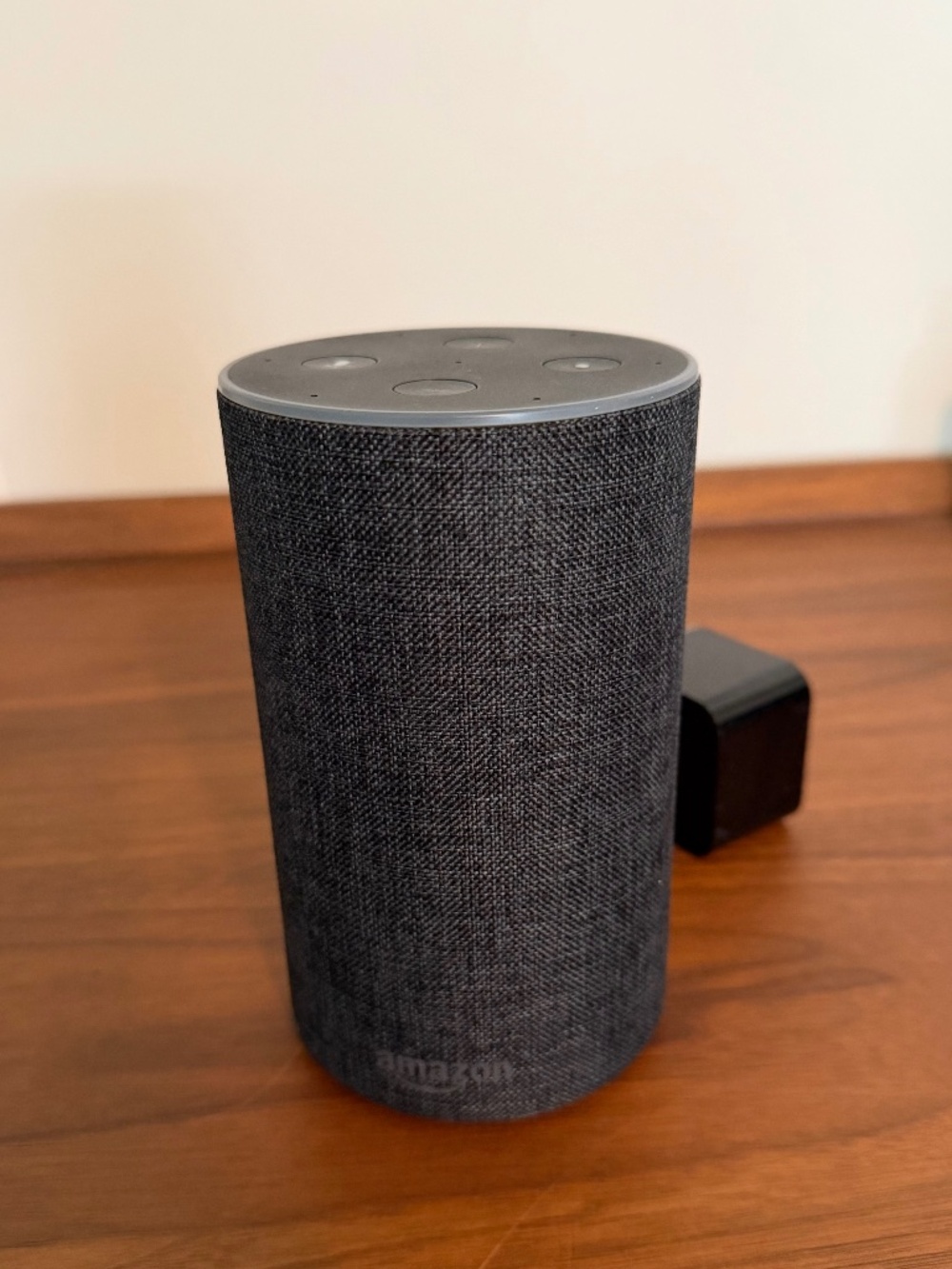 Amazon Echo 2nd Generation Smart Speaker with Alexa - Charcoal Fabric (Power Ada